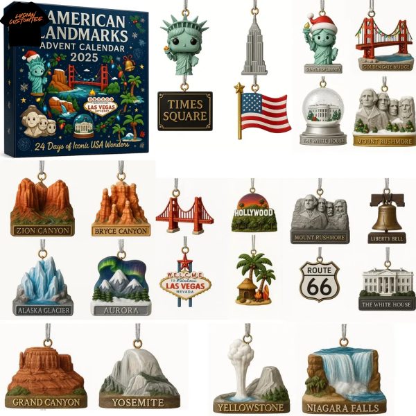 2025 American Landmarks Advent Calendar