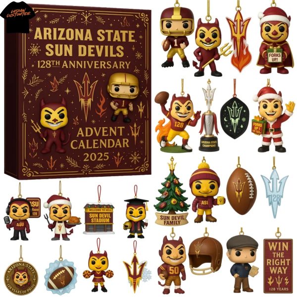 2025 Arizona State Sun Devils 128th Anniversary Advent Calendar