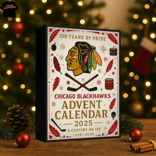 2025 Chicago Blackhawks 100th Anniversary Advent Calendar
