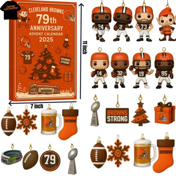 2025 Cleveland Browns 79th Anniversary Advent Calendar