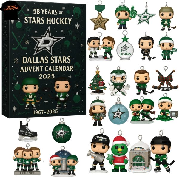 2025 Dallas Stars 58 Years Of Stars Hockey Advent Calendar