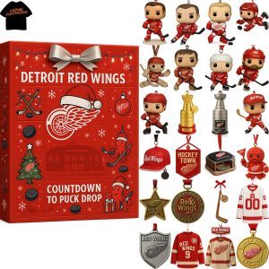 2025 Detroit Red Wings Countdown To Puck Drop Advent Calendar