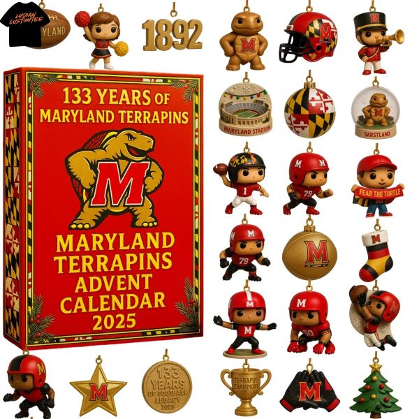 2025 Maryland Terrapins 133th Anniversary Advent Calendar