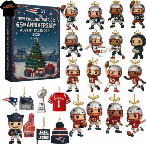 2025 New England Patriots 65th Anniversary Advent Calendar