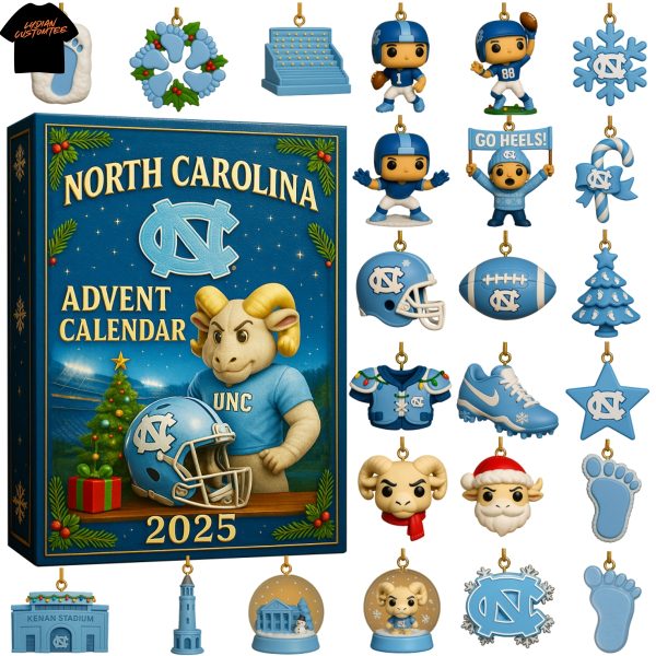 2025 North Carolina Tar Heels Advent Calendar