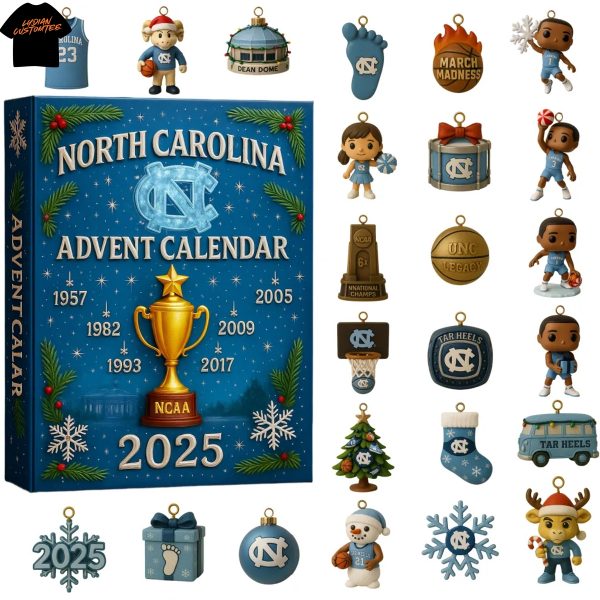 2025 North Carolina Tar Heels Advent Calendar