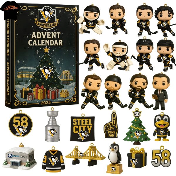 2025 Pittsburgh Penguins 58th Anniversary Advent Calendar