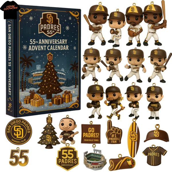 2025 San Diego Padres 55th Anniversary Advent Calendar