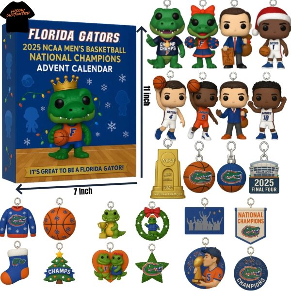 Florida Gators NCAA Men Basketball National Champions Advent Calendar