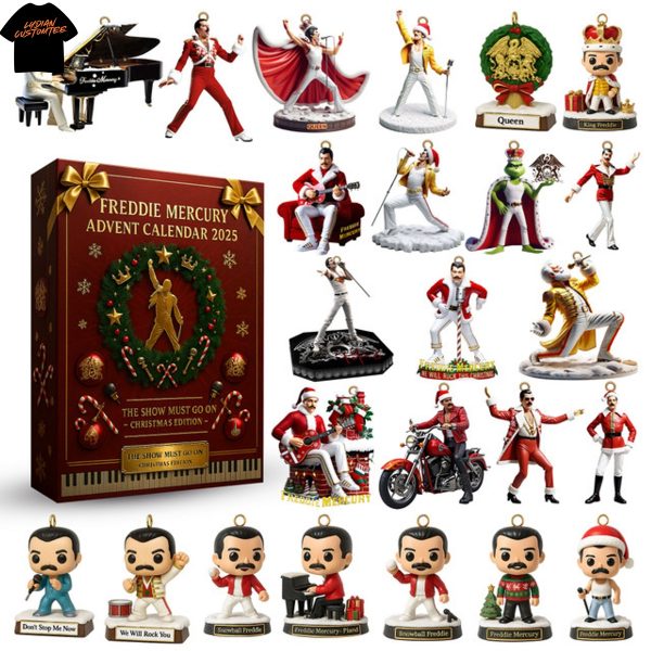 Freddie Mercury The Show Must Go On Advent Calendar
