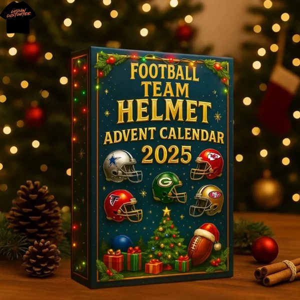NFL 32 Team Helmets Advent Calendar