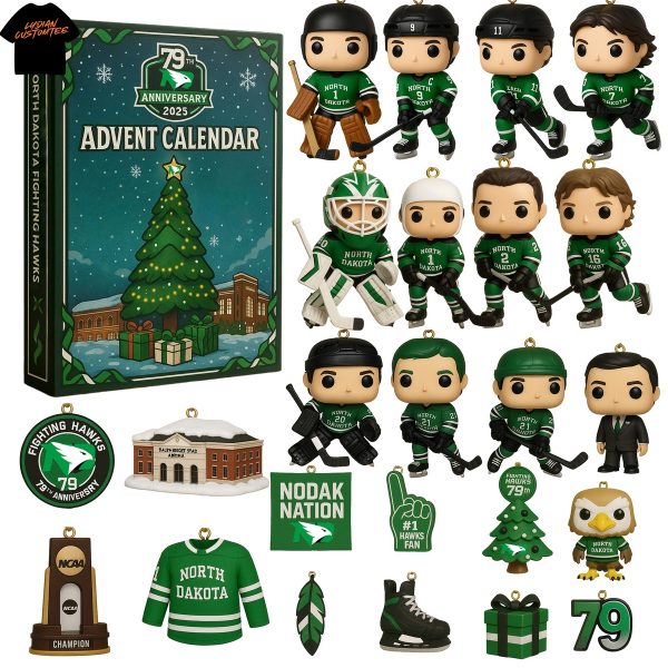 North Dakota Fighting Hawks 79th Anniversary Advent Calendar