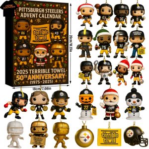 2025 Pittsburgh Steelers Terrible Towel 50th Anniversary Advent Calendar