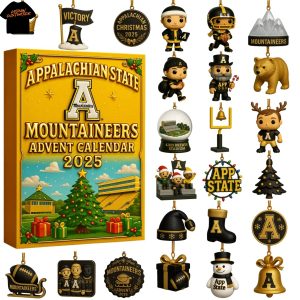 Appalachian State Mountaineers Football Team 2025 advent calendar