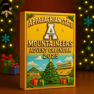 Appalachian State Mountaineers Football Team 2025 advent calendar