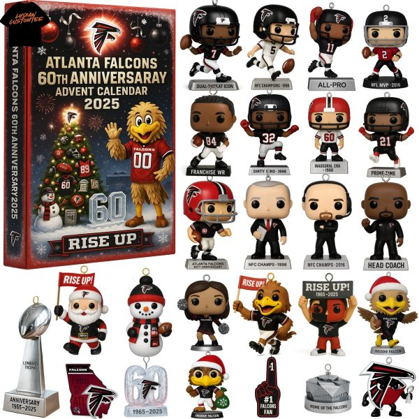 Atlanta Falcons 60th Anniversary Advent Calendar 2025