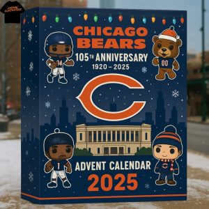 Chicago Bears 105th Anniversary 2025 Advent Calendar
