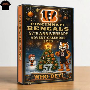 Cincinnati Bengals 57th Anniversary Advent Calendar 2025