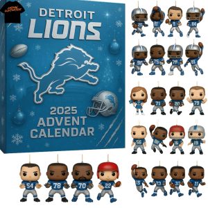 Detroit Lions Star Advent Calendar