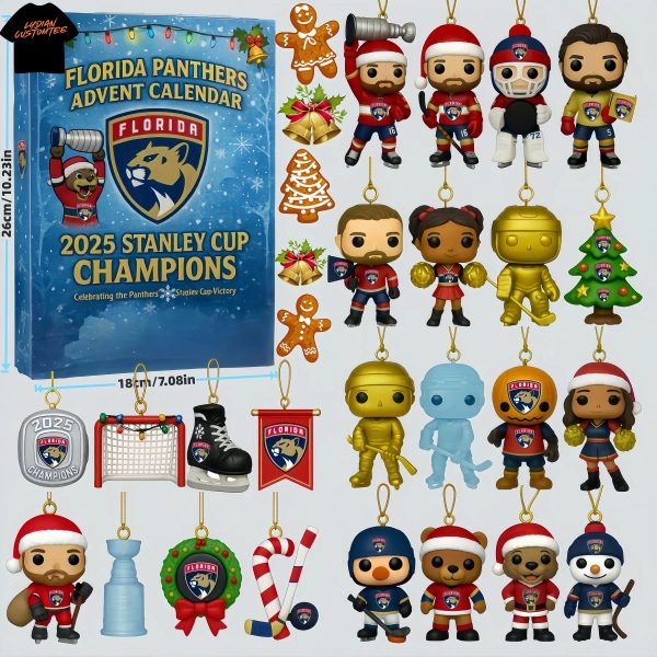 Florida Panthers 2025 Stanley Cup Champions Advent Calendar