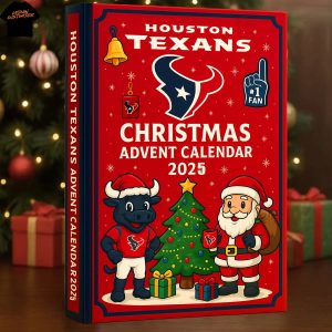 Houston Texans Christmas Advent Calendar 2025