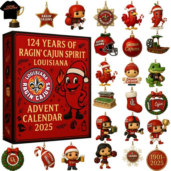 Louisiana Ragin Cajuns 2025 Advent Calendar