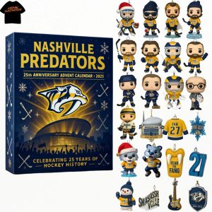 Nashville Predators 25th Anniversary Advent Calendar 2025