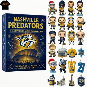 Nashville Predators 27th Anniversary Advent Calendar 2025 Nashville Predators 27th Anniversary Advent Calendar 2025