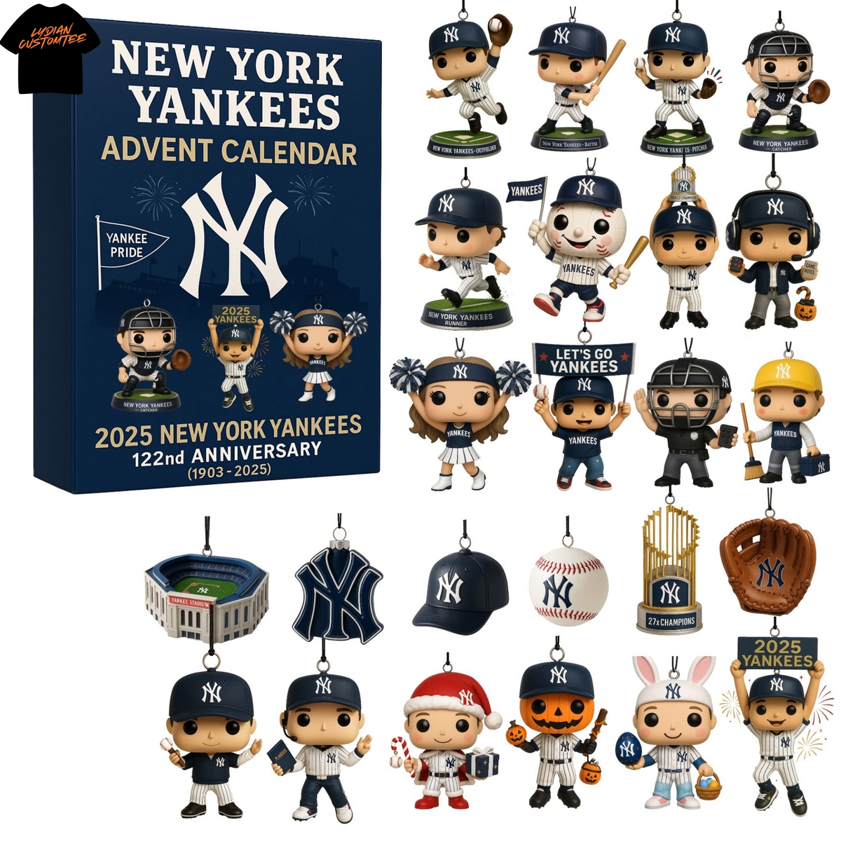 New York Yankees 122nd Anniversary 2025 Advent Calendar New York Yankees 122nd Anniversary 2025 Advent Calendar