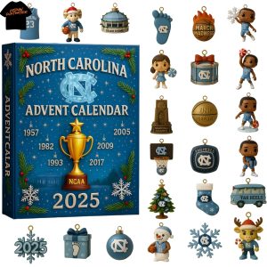 North Carolina Tar Heels Advent Calendar