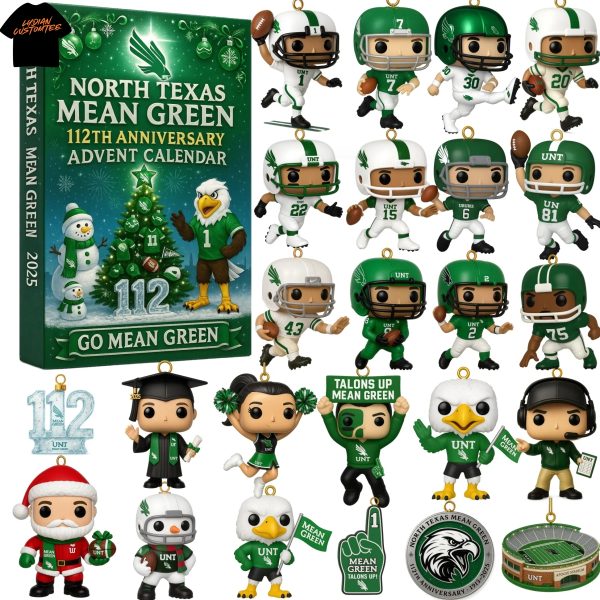 North Texas Mean Green 112th Anniversary Advent Calendar 2025