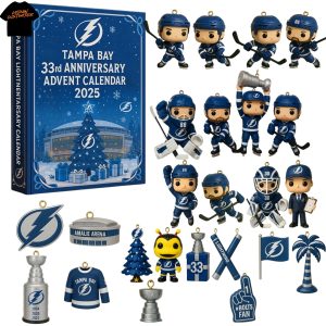 Tampa Bay Lightning 33rd Anniversary Advent Calendar 2025