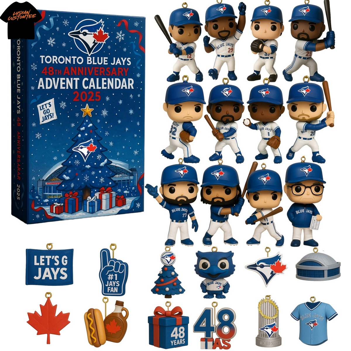 Toronto Blue Jays 48th Anniversary Advent Calendar Toronto Blue Jays 48th Anniversary Advent Calendar