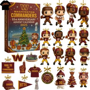 Washington Commanders 93rd Anniversary Advent Calendar 2025