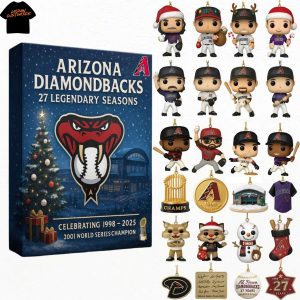 Arizona Diamondbacks Advent Calendar 27th Anniversary