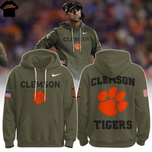 Clemson Tigers 2025 Military Hoodie