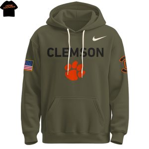 Clemson Tigers 2025 Military Hoodie
