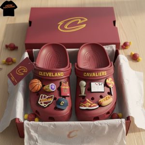 Cleveland Cavaliers Crocs With Charms