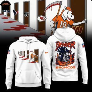 Denver Broncos 2025 Next Game Hoodie – White