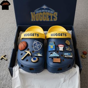 Denver Nuggets Crocs With Charms