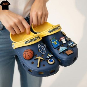 Denver Nuggets Crocs With Charms