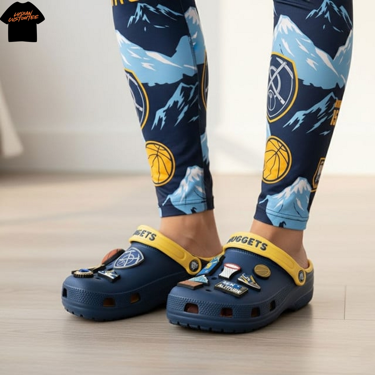 Denver Nuggets Crocs With Charms Denver Nuggets Crocs With Charms