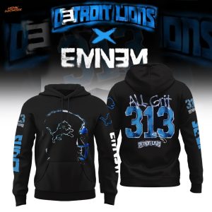 Detroit Lions x Eminem Thanksgiving Halftime Show All Grit Hoodie