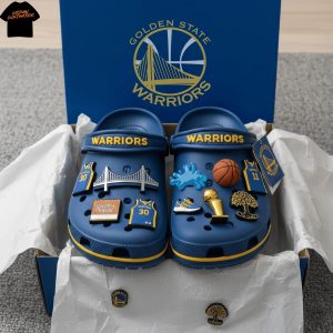 Golden State Warriors Crocs With Charms