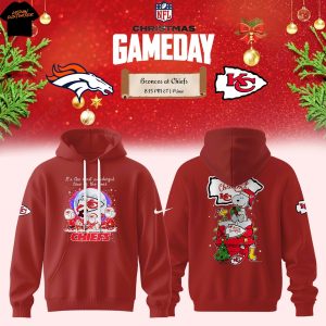 Kansas City Chiefs x Christmas Game Day Snoopy Hoodie