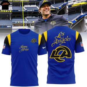 Los Angeles Rams 2025 Rams House 3D T-Shirt
