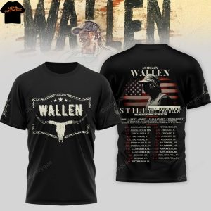 Morgan Wallen Still The Problem Tour 2026 3D T-Shirt Morgan Wallen Still The Problem Tour 2026 3D T-Shirt