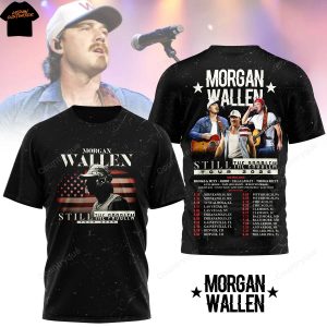 Morgan Wallen Still The Problem Tour 2026 3D T-Shirt – Black Morgan Wallen Still The Problem Tour 2026 3D T-Shirt – Black