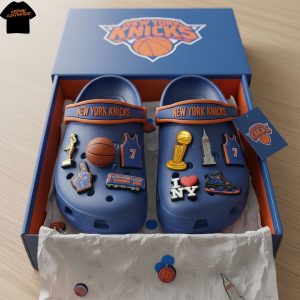 New York Knicks Crocs With Charms