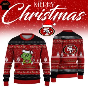 The Grinch Love San Francisco 49ers Ugly Christmas Sweater
